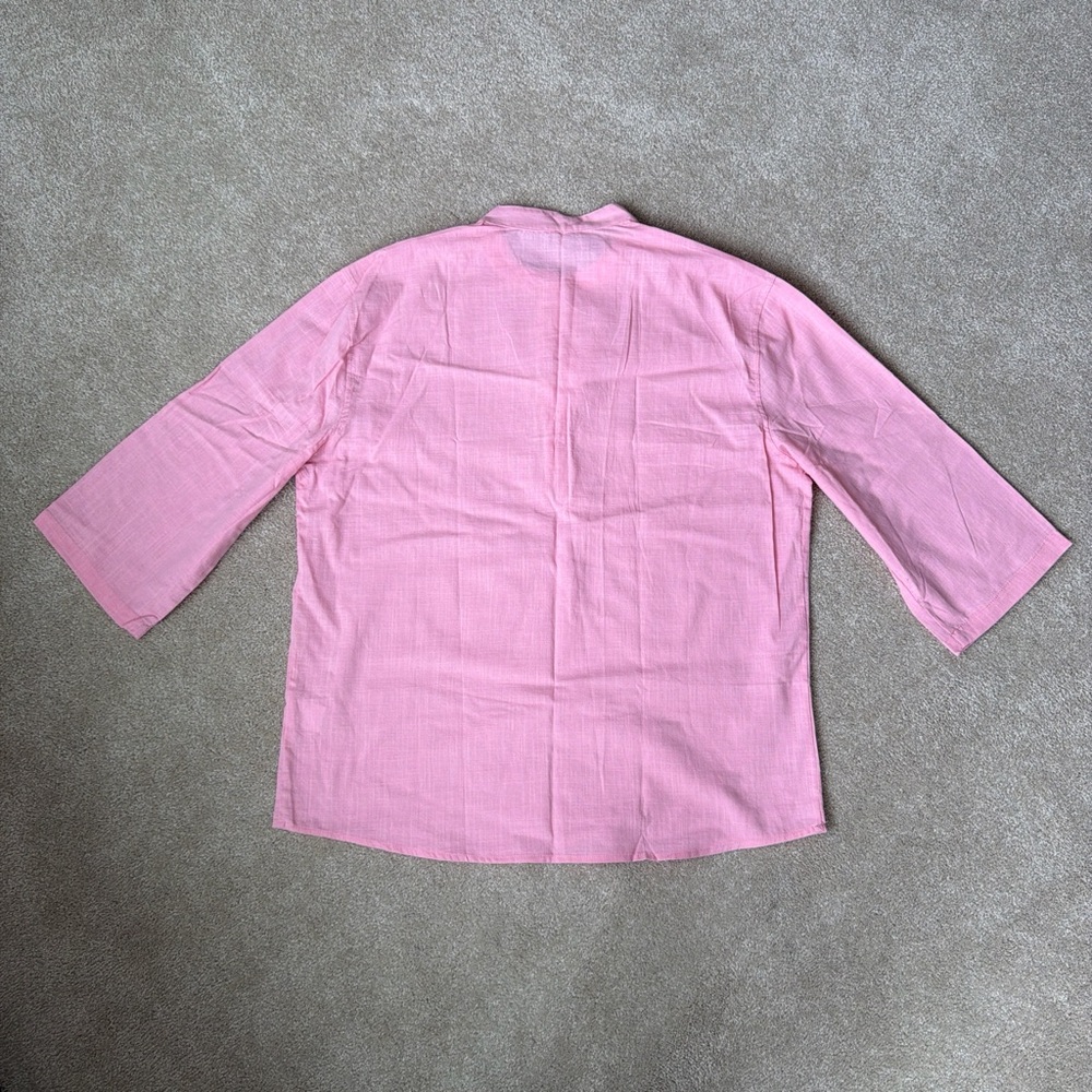 Pink Button-Up Blouse - Picture 2 of 4